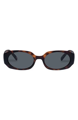 Le Specs Shebang Rectangular Sunglasses in Matte Tort at Nordstrom