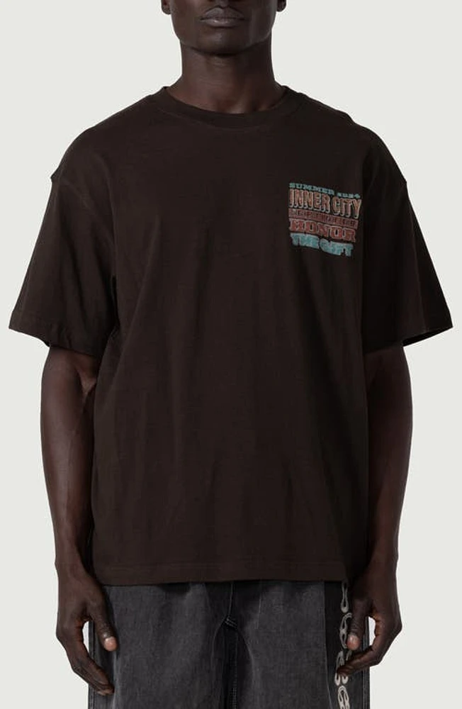 HONOR THE GIFT Burgers Graphic T-Shirt Black at Nordstrom,