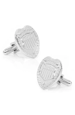 Cufflinks, Inc. Police Badge Cuff Links in Silver at Nordstrom