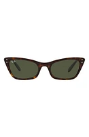 Ray-Ban Lady Burbank 55mm Cat Eye Sunglasses in Havana at Nordstrom