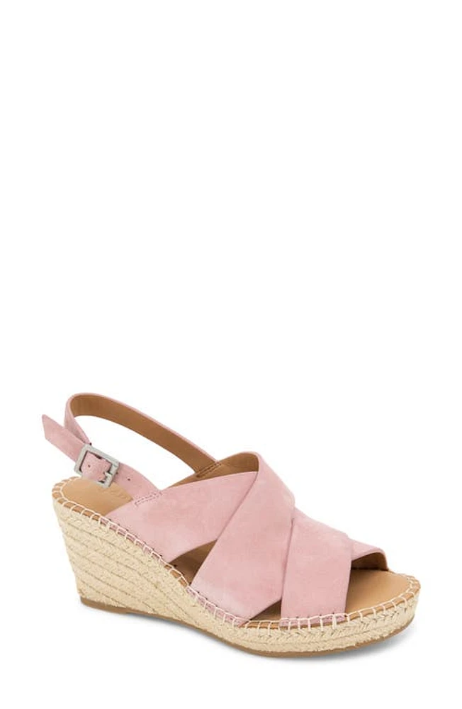 GENTLE SOULS BY KENNETH COLE Claudia Slingback Espadrille Platform Wedge Sandal Desert Sand Suede at Nordstrom,