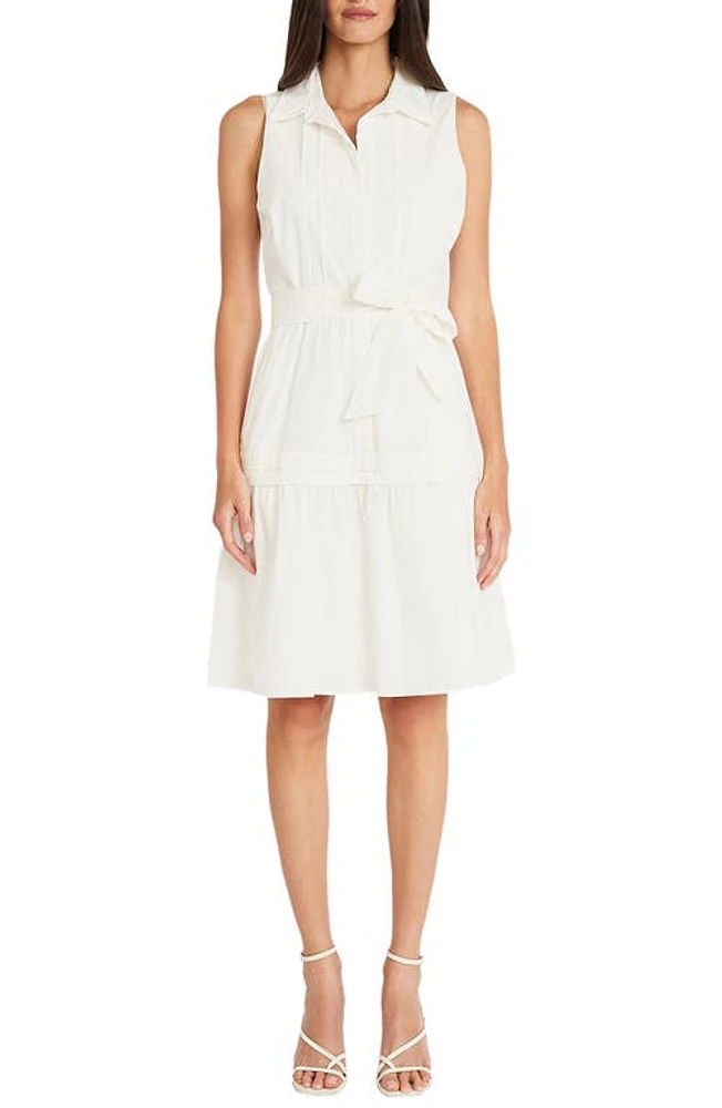 Maggy London Belted Sleeveless Shirtdress at Nordstrom,