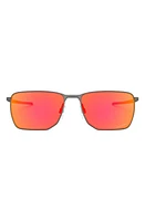 Oakley Ejector 58mm Navigator Sunglasses in Matte Gunmetal/Prizm Ruby at Nordstrom