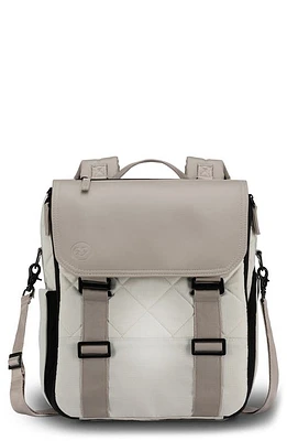 Paperclip Willow Recycled Ocean Plastic Convertible Backpack Diaper Bag in Mushroom at Nordstrom