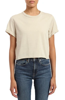 Mavi Jeans Raw Hem Crop T-Shirt Moonstruck at Nordstrom,