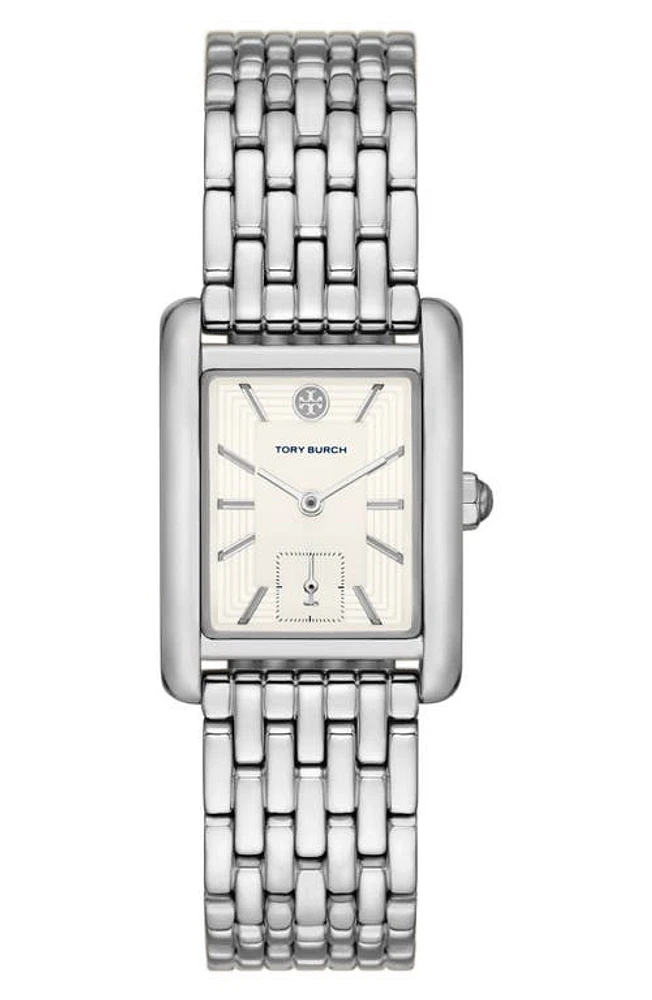 Tory Burch The Eleanor Bracelet Watch, 25mm x 34mm in Silver at Nordstrom, Size 25 Mm