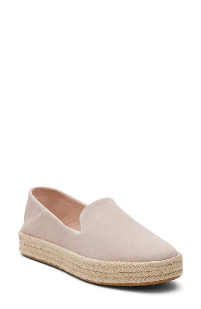 TOMS Carolina Platform Espadrille Sneaker Light/Pastel Pink at Nordstrom,