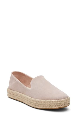 TOMS Carolina Platform Espadrille Sneaker Light/Pastel Pink at Nordstrom,