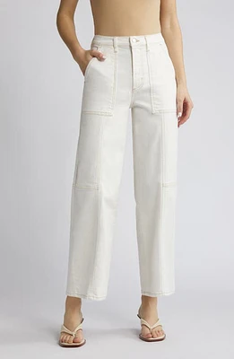 Rails Getty Ankle Utility Pants Vintage Ecru Contrast Stitch at Nordstrom,