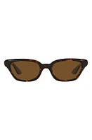 Oliver Peoples x KHAITE 1983C 52mm Irregular Sunglasses in Dark Tortoise at Nordstrom