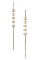 Ettika Linear Crystal Earrings in Gold at Nordstrom