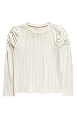 Tucker + Tate Kids' Rib Long Sleeve T-Shirt Ivory Egret at Nordstrom,