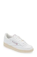 Reebok Club C 85 Vintage Sneaker White/chalk/lilac at Nordstrom,