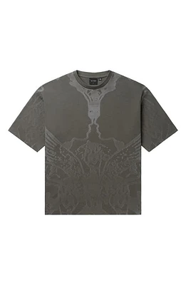 DAILY PAPER Secret Rhythm Oversize Cotton Graphic T-Shirt Chimera Green at Nordstrom,