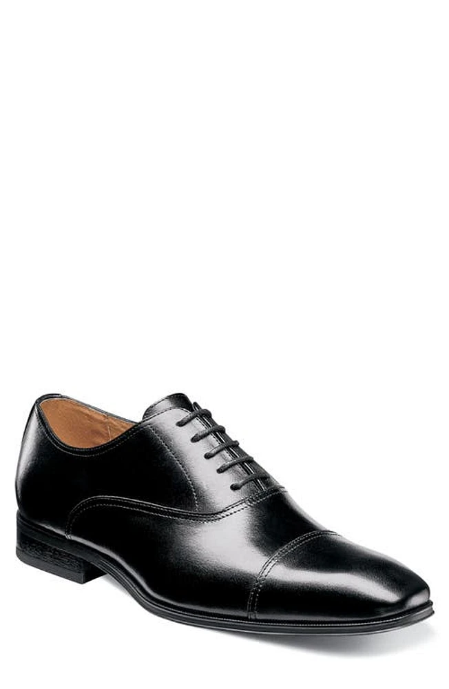 Florsheim Corbetta Cap Toe Oxford in Black Leather at Nordstrom, Size 13