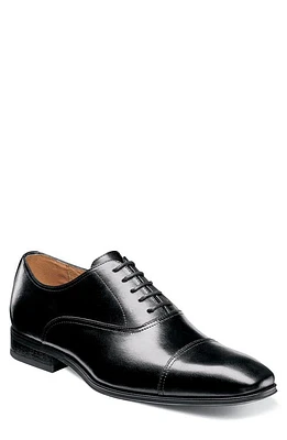 Florsheim Corbetta Cap Toe Oxford in Black Leather at Nordstrom, Size 13