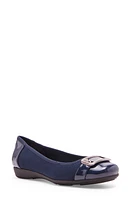 Anne Klein Ulivera Ballet Flat Navy at Nordstrom,