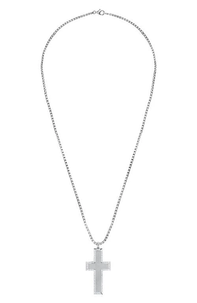 Crislu Men's Cross Pendant Necklace in Sapphire at Nordstrom