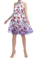 Kimi and Kai Norah Floral A-Line Halter Maternity Dress at Nordstrom,