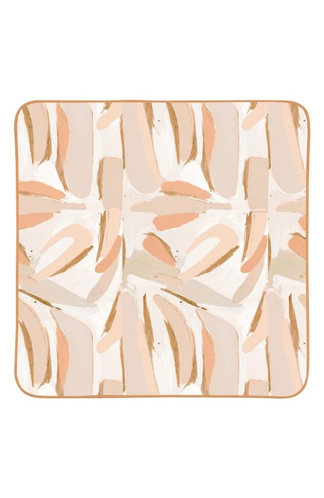 Toddlekind Portable Organic Cotton Play Mat in Peach Skies at Nordstrom