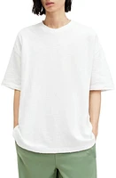 AllSaints Oversize Slub T-Shirt Lilly White at Nordstrom,