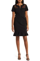 Shani Flounce Hem Crepe Dress at Nordstrom,