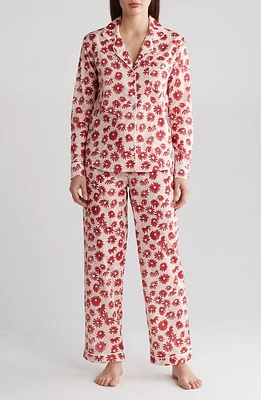 Desmond & Dempsey Long Sleeve Cotton Pajamas at Nordstrom,