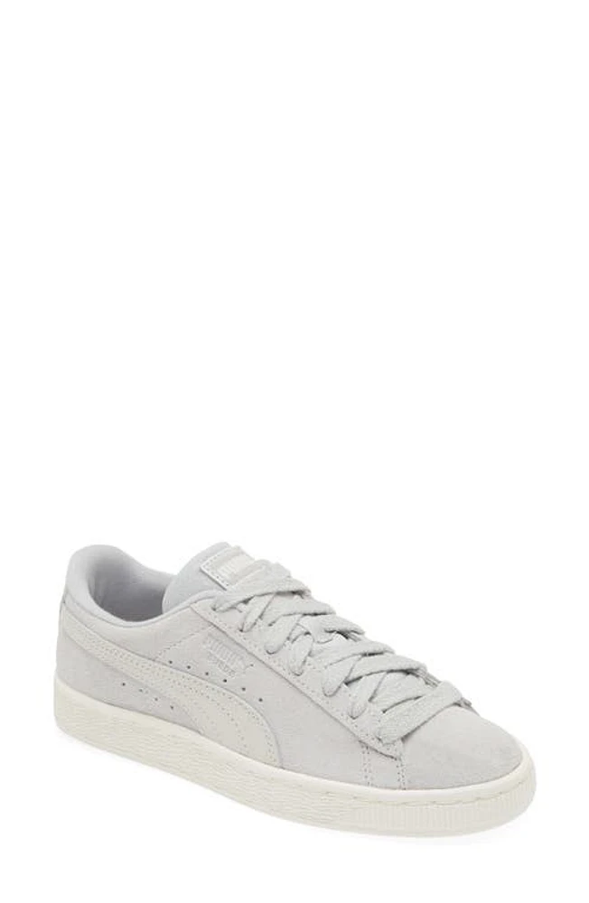 PUMA Suede Classic Selflove Low Top Sneaker in Ash Gray-Frosted Ivory at Nordstrom, Size 6