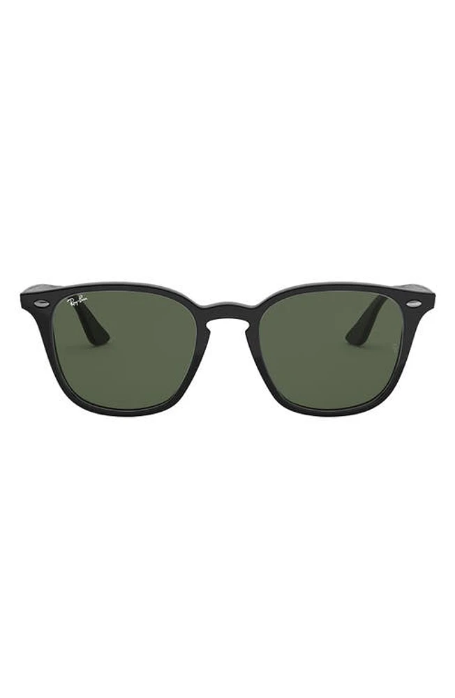 Ray-Ban 52mm Square Sunglasses in Black at Nordstrom