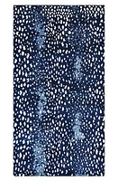 Solo Rugs Louis Handmade Wool Blend Area Rug in Blue at Nordstrom