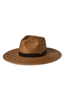 Brixton Jo Straw Rancher Hat Tan/Black at Nordstrom,