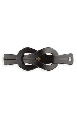 Alexandre de Paris Knotty Barrette in Black at Nordstrom