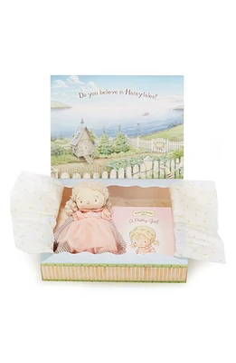 Bunnies by the Bay Pretty Girl Doll & Board Book Set in Pink at Nordstrom