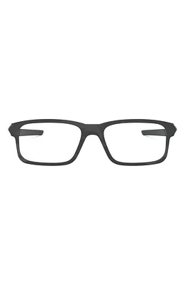 Oakley Kids' Full Count 51mm Rectangular Optical Glasses in Black Brown at Nordstrom