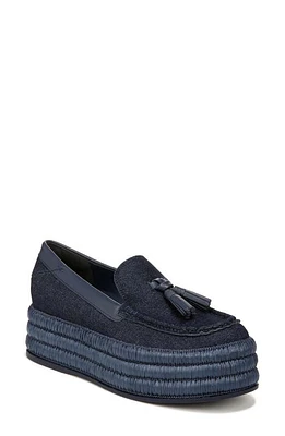 Sarto by Franco Tremont Platform Tassel Loafer Denim at Nordstrom,