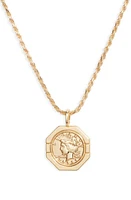 MIRANDA FRYE Kate Coin Charm Pendant Necklace in Gold at Nordstrom