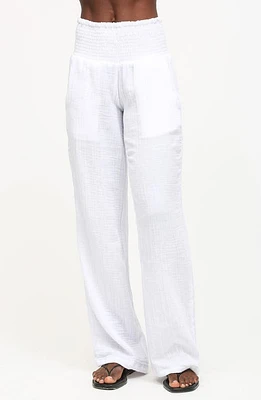 Electric & Rose Cotton Gauze Cover-Up Pants Cloud at Nordstrom,