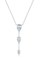 Crislu Oppulent Drops Y-Necklace in Platinum at Nordstrom