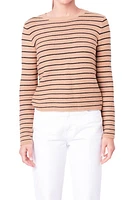 English Factory Stripe Crewneck Sweater at Nordstrom,