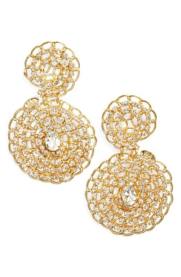 Gas Bijoux Serti Drop Earrings in Gold at Nordstrom