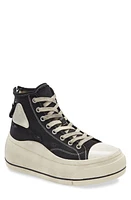 R13 Platform High Top Sneaker Black at Nordstrom,