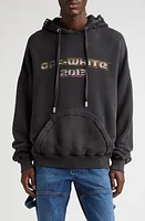 Off-White Digit Bacchus Graphic Cotton Hoodie Black at Nordstrom,