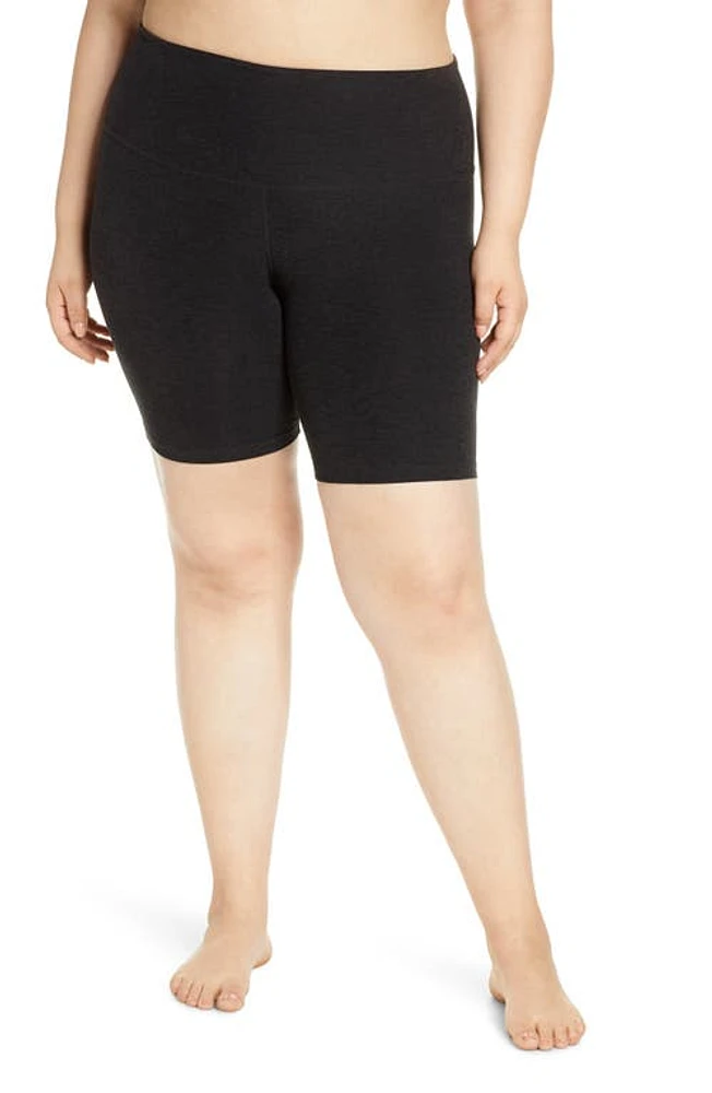 Beyond Yoga High Waist Bopo Bike Shorts Darkest Night at Nordstrom,