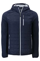 Cutter & Buck Rainier PrimaLoft Insulated Water Resistant Hybrid Jacket at Nordstrom,