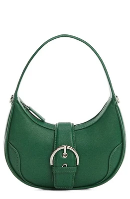 MANGO Half Moon Bag in Billiard Green at Nordstrom