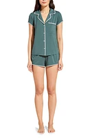 Eberjey Whipstitch Jersey Short Pajamas at Nordstrom,