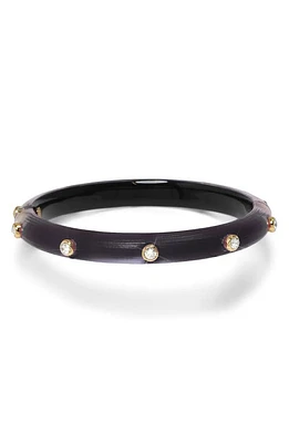 Alexis Bittar Crystal Stud Lucite Bangle in Black at Nordstrom