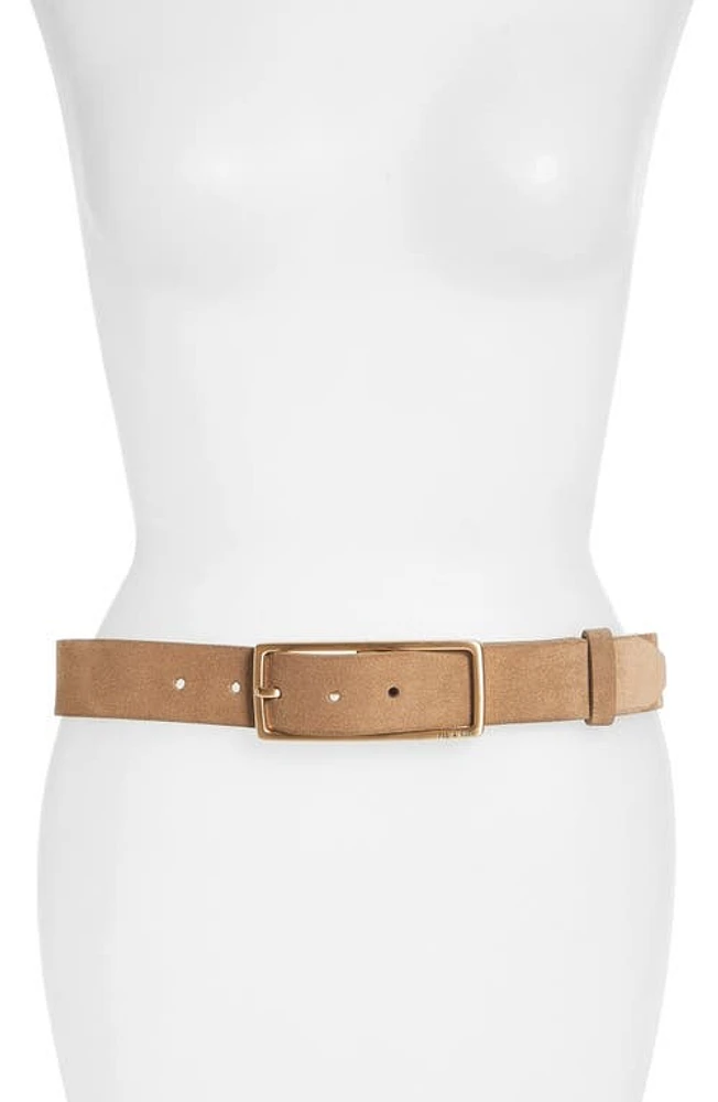 rag & bone Rebound Suede Belt Camel at Nordstrom,