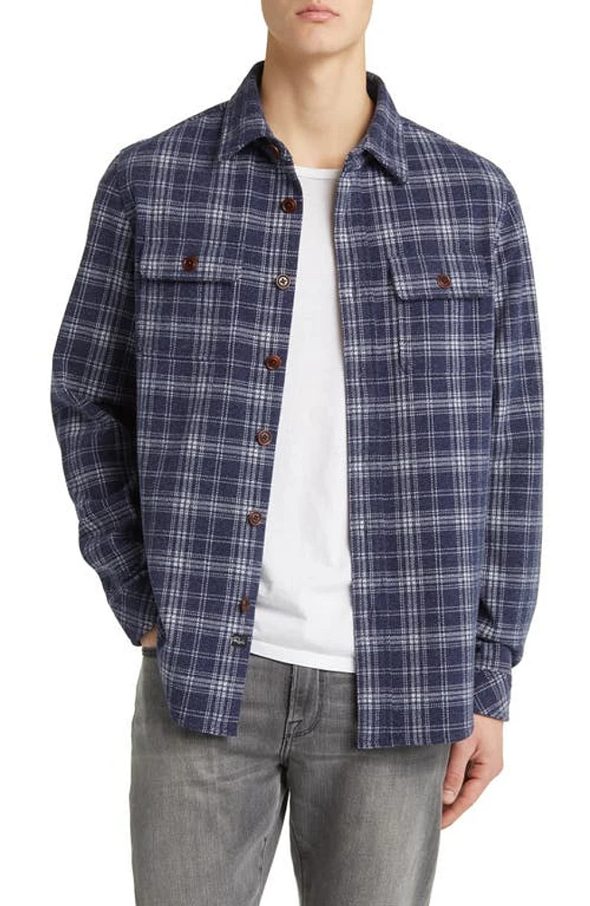 Rails Alder Plaid Brushed Flannel Shirt Jacket Valley Frost at Nordstrom,