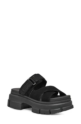 UGG(r) Ashton Lug Sandal Black at Nordstrom,